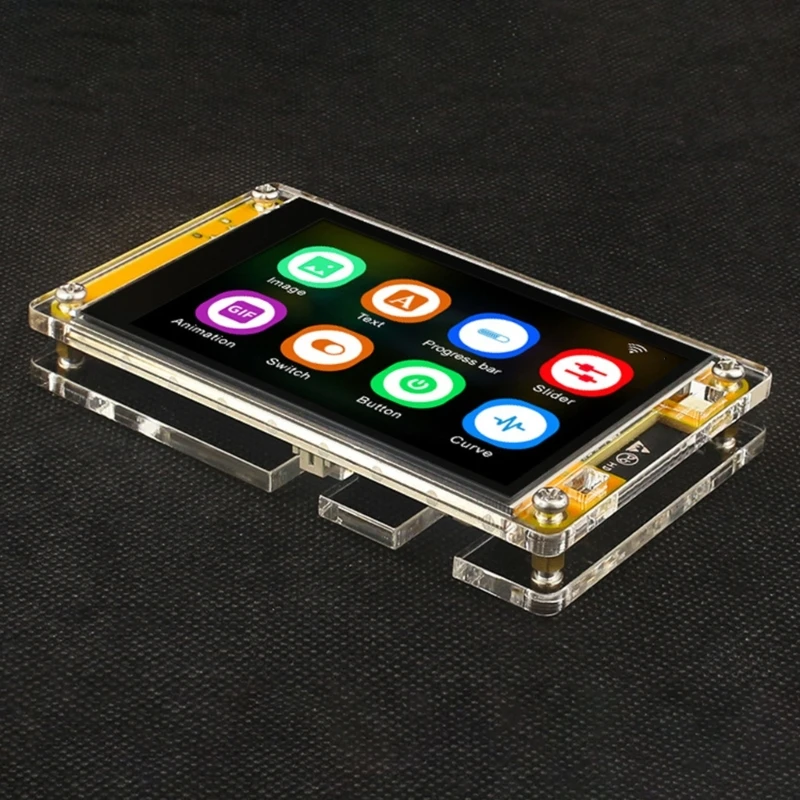 Acrylic Case Enclosure for ESP32 3.5'' Development Board Capacitive Touches Screen Fixing Housing Case