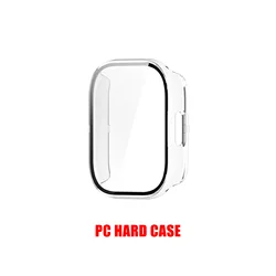 TPU Full Cover Screen Protector with Tempered Glass and Anti-scratch Bumper for ForRedmiWatch5Active (Transparent PC)