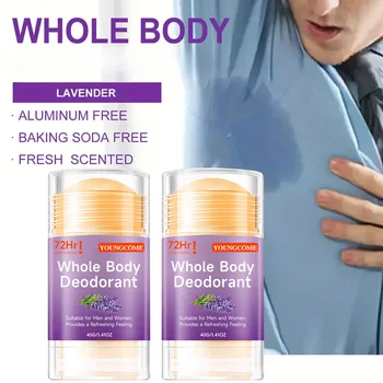 Whole Body Deodorant set Peach Deodorant Underarm Removal For Women Man Honey Peach Stick Deodorant Stick for Gym & Daily Use 1