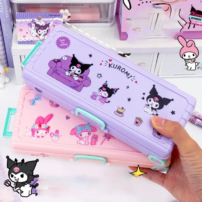 Astuccio Super Mario 3 Scomparti - Licenza Ufficiale Per Scuola | 20x13x7cm | Resistente All'acqua - Foto 2