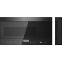 1.6 Cu. Ft. 1000 Watt Over The Range Microwave Oven with LED Display, Child Safety Lock, Black 2