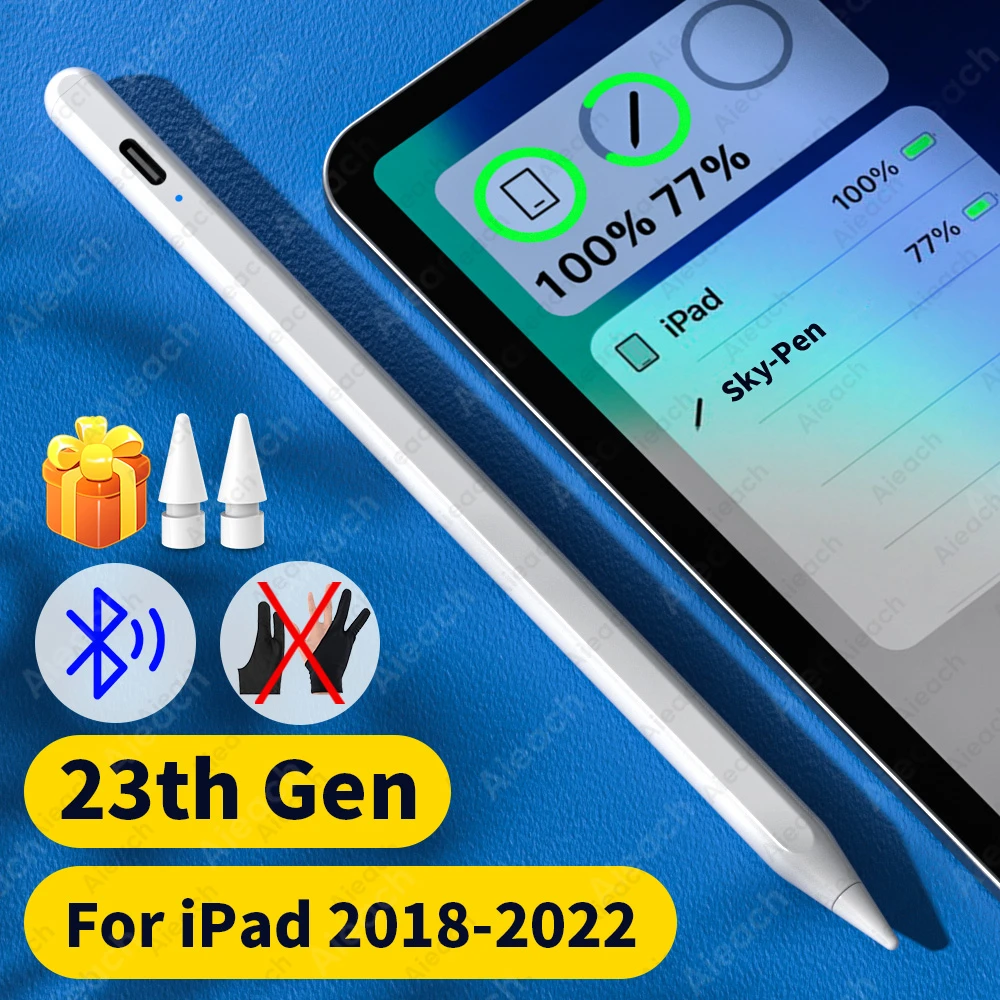 For Apple Pencil 2 Ipad 23th Gen Bluetooth Stylus Pen For Ipad Drawing