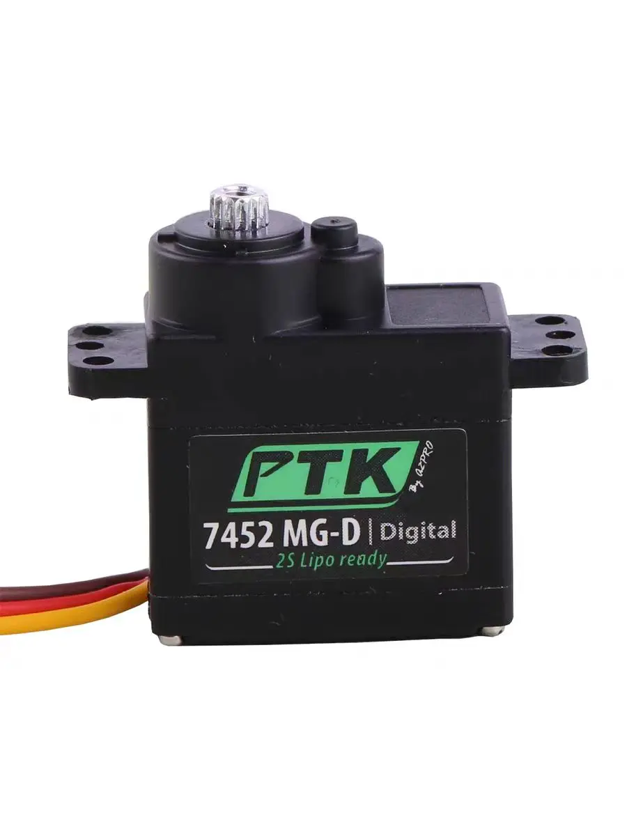 Ptk 7452 Mg-D 9G Servo Ingranaggio Digitale In Metallo Per Epp F3P Aliante Rc Modello Di Auto Elicottero Aereo Hitec Hs-65 Stesso Livello