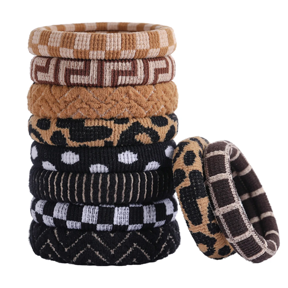 10Pcs Hair Ties Comfortable Hair Rubber Bands No Damage Hair NonSlip