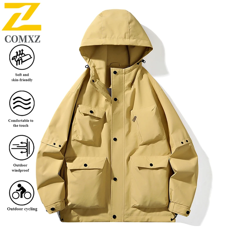 EiAO Jacket Couple's LightweightWindproof Waterproof Breathable Outdoor Coat for Hiking Camping Fishing Durable Spring Wear 2025