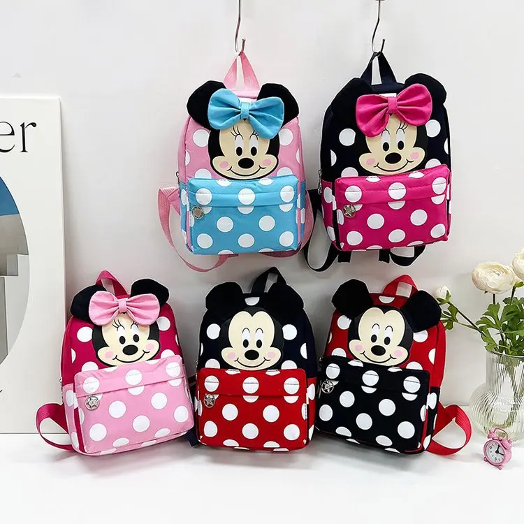 Disney princess Mickey mouse cars primary bag school waterproof children backpack Cartoon Minnie bag shoulder