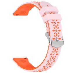 Elegant 18mm Smart Watch Strap Wristband - Premium Bracelet Watchband Accessory - 18mm (Lpink Orange)