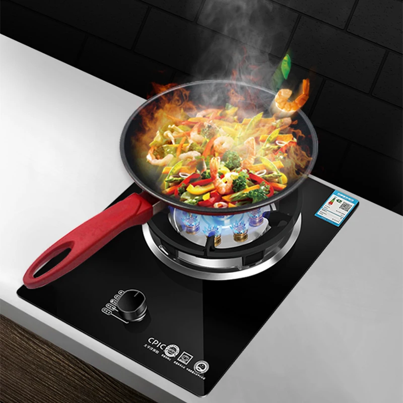 7.0KW Gas Stove Single stove Liquefied petroleum gas Desktop embedded Single natural gas stove Household fierce fire