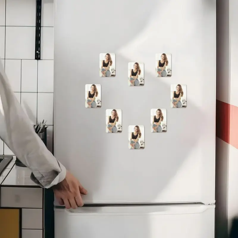 Photo Acrylic Fridge Magnets Magnetic Picture Frame Personalized with Favorite Photo for Home Decoration Office Decor magnetic fridge magnets refrigerator decor magnetic photo holders