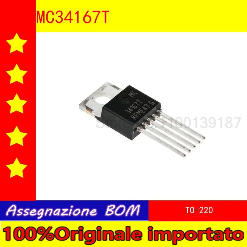 

10pcs/lot 34167T MC34167T power switching regulator TO-220