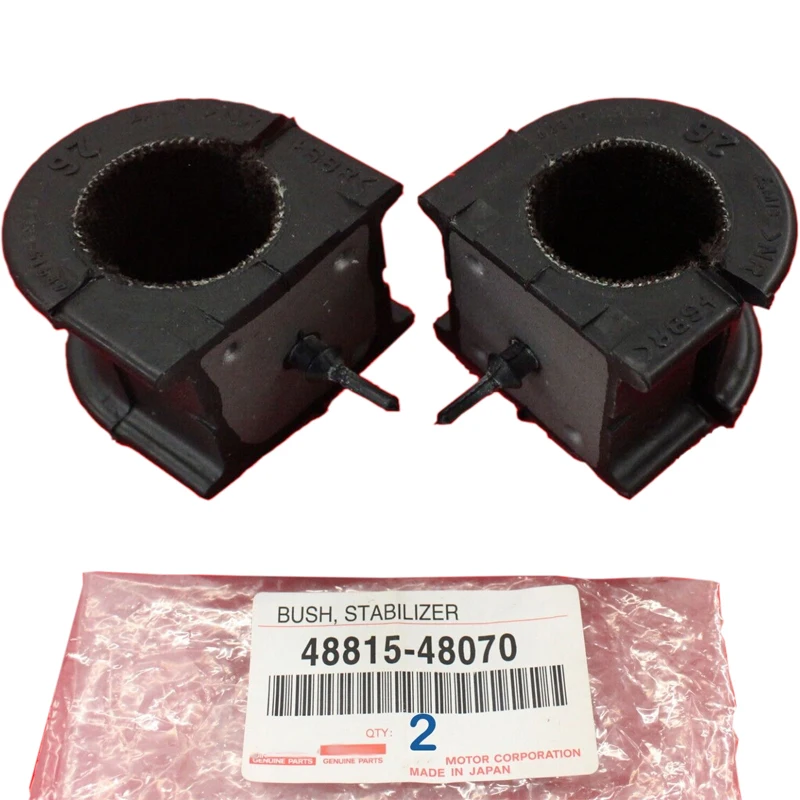 

2 Pieces FOR TOYOT-A 08-13 HIGHLANDER 10-15 RX350 RX450h New FRONT STABILIZER BAR BUSH SET OEM 48815-48070