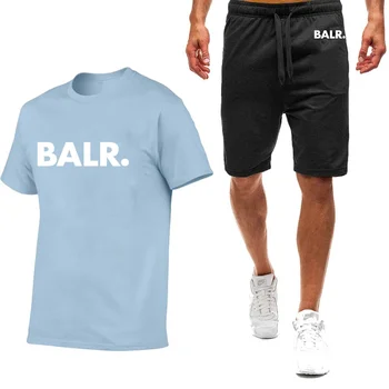 Quality men's short-sleeved suit, brand new, 100% pure cotton, durable and sturdy, comfortable and breathable, brand new print 2 1