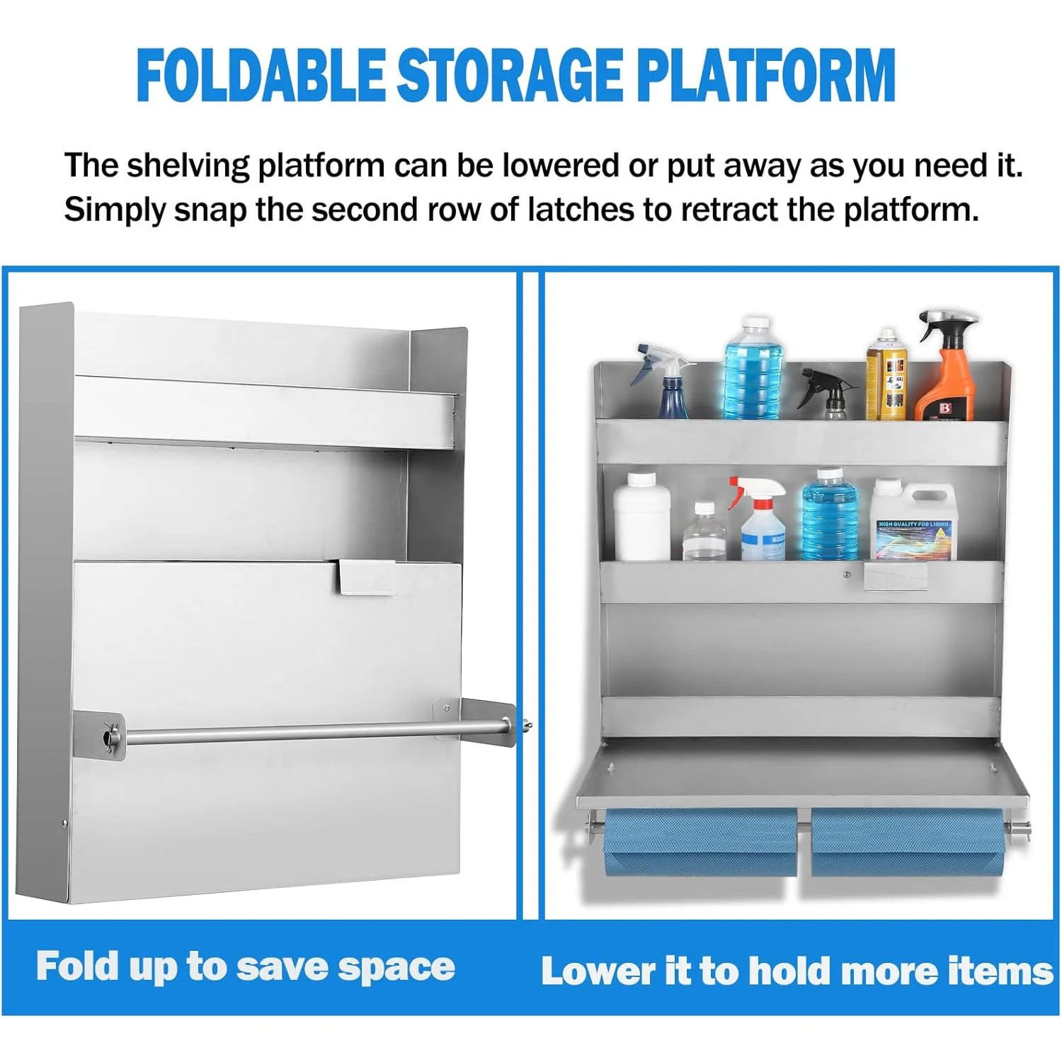 Wall Mounted Tool Tray, Storage Trailer Tool Cabinets, Small Wall Mounted Steel Cabinets Adjustable Shelves For Garages 5