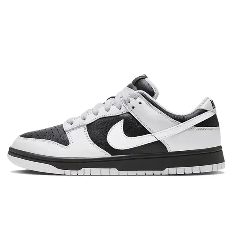 thumbnail image 1 of Nike Dunk Reverse Panda Retro Panda Leather Low Top Board Shoes Zapatos casuales para hombres y mujeres, 1 of 5
