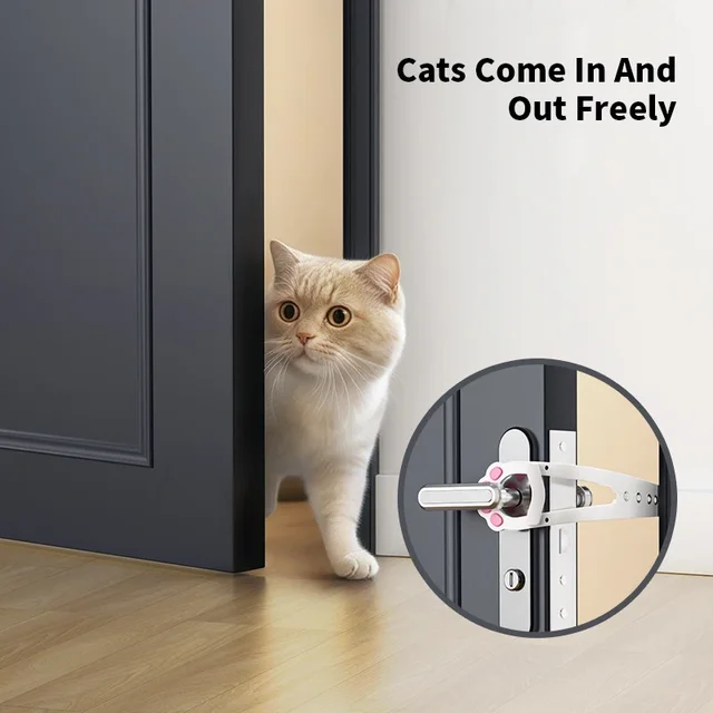 Pet Fence Cat Entrance and Exit Door Ventilation Cat Entrance and Exit Door Cracks Artifact Bedroom Without Hole Punching 2