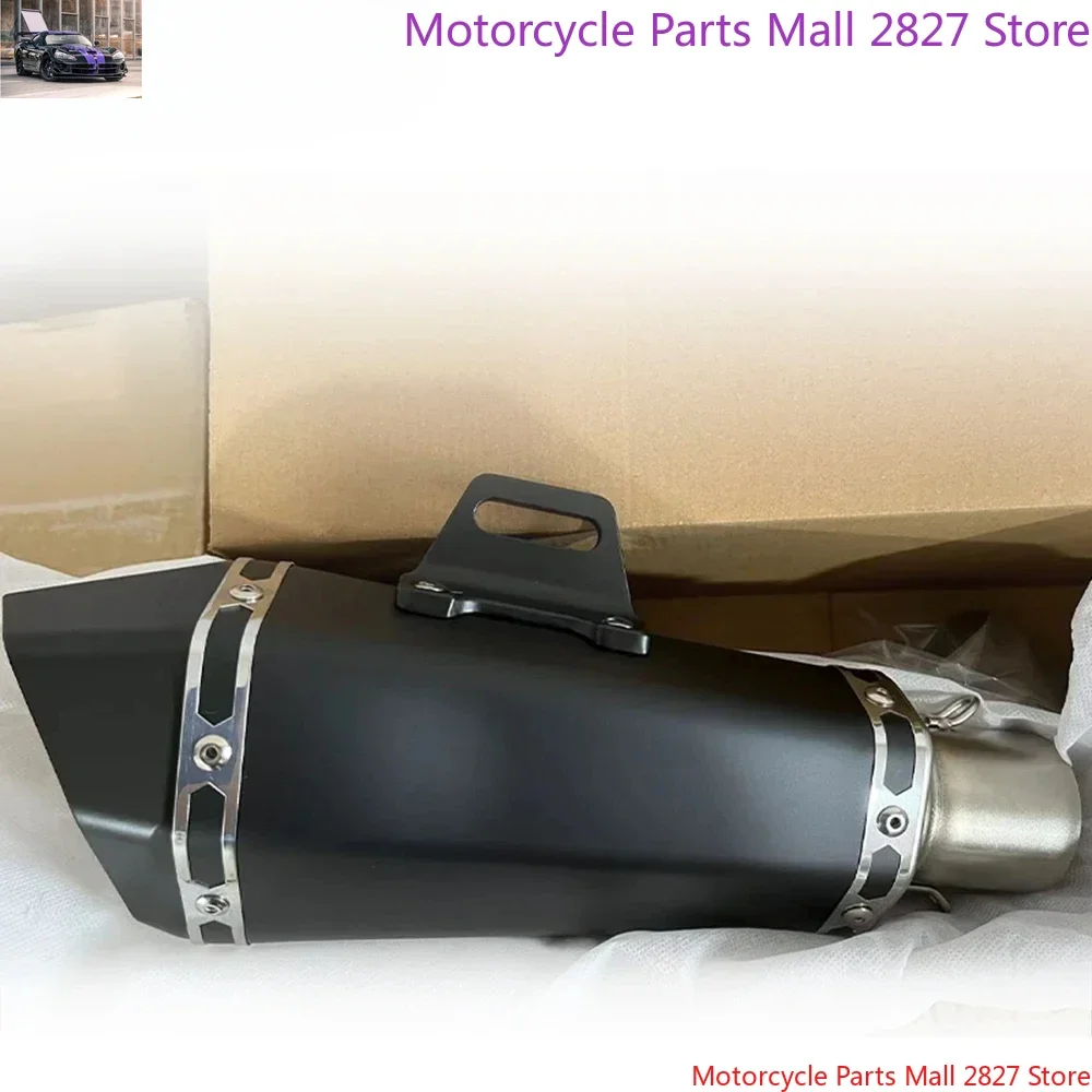 51MM Hexagonal Motorcycle Exhaust Pipe Escape With DB Killer Muffler AK Stickers For Z900 GSXR1000 SV650 R6 R3 ZX6R ZX10 K7 MT07