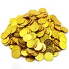 100Pcs Plastic Pirate Gold Coin Fake Game Coin Treasure Coins Funny Scene Props Halloween Christmas Party Decoration Supplies 5