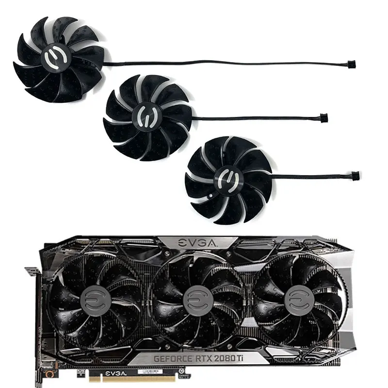 Nuova Sostituzione Della Ventola Di Raffreddamento A 4Pin Da 88Mm Per Ventole Di Raffreddamento Della Scheda Video Evga Rtx 2080 Ti Ftw3 Ultra 2070 Su