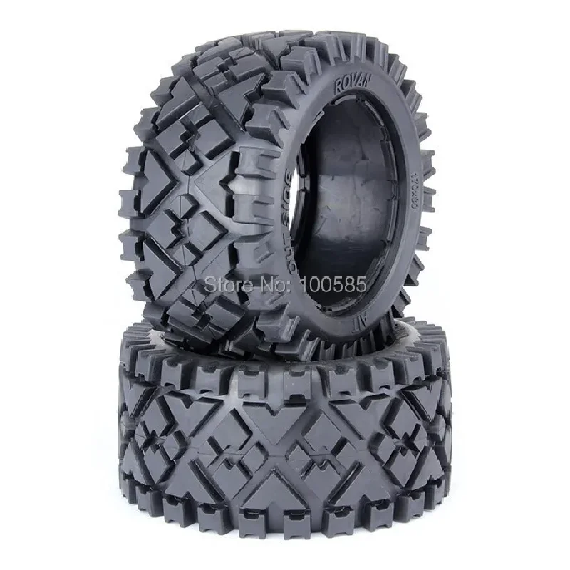 1/5 Baja 5B All Terrain Tyres-2pcs x Rear FOR HPI KM RV BAJA 5B SS 95116