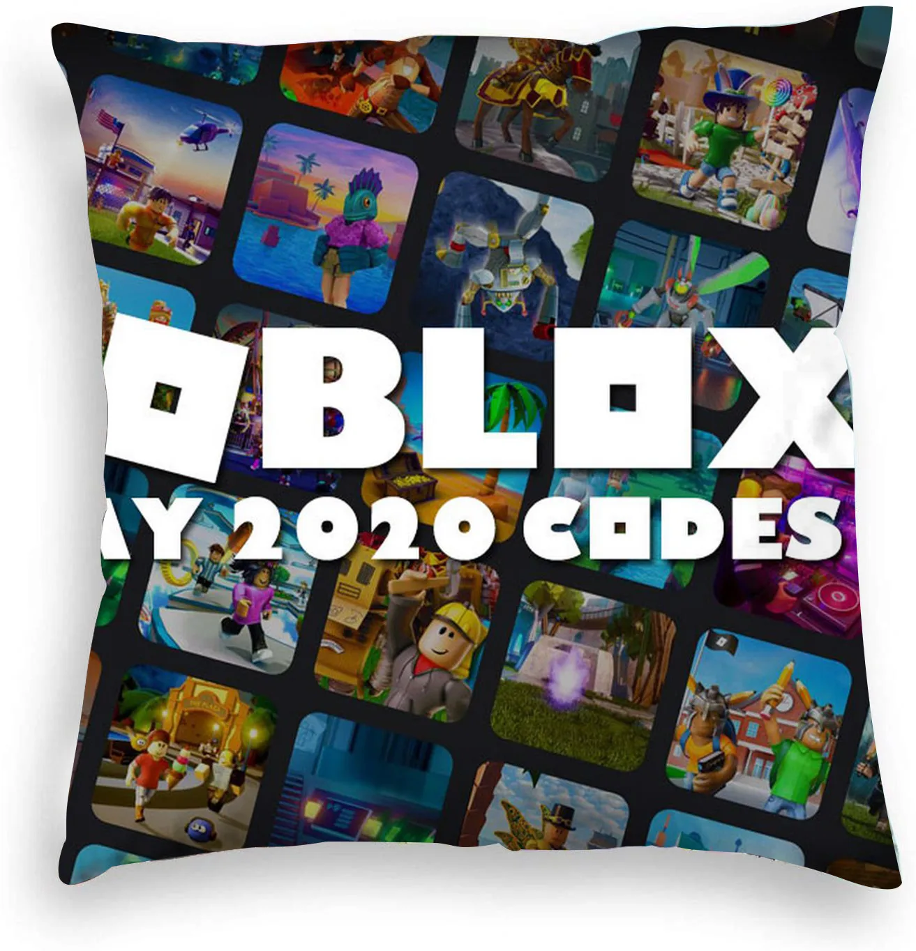 Bonamana Square Pillowcase Roblox Cushion Cover Both Sides Print