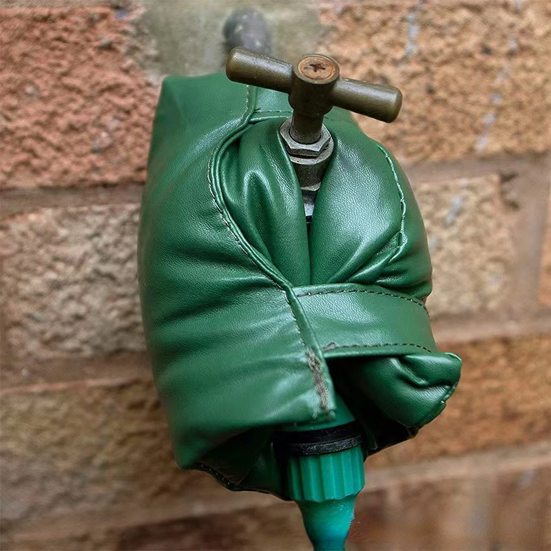 Outdoor Winter Faucet Freeze Protection Cover Leather Protective Cover Thickened Faucet Dust