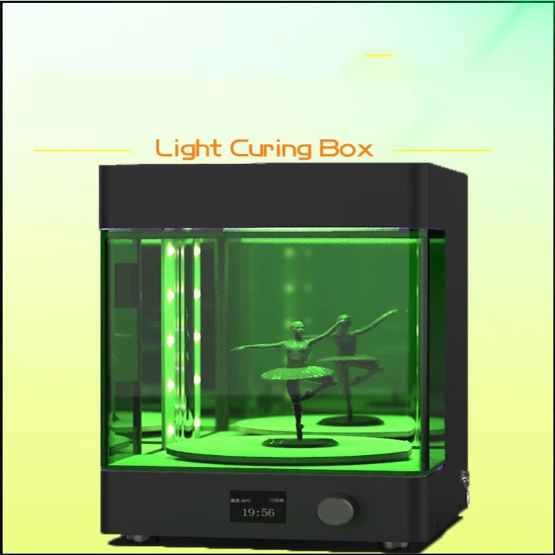 

Intelligent UV wavelength LED Rotating Curing Box Chamber For 3D Printer Resin New Desktop 3D Resin UV Rotating Curing Machine