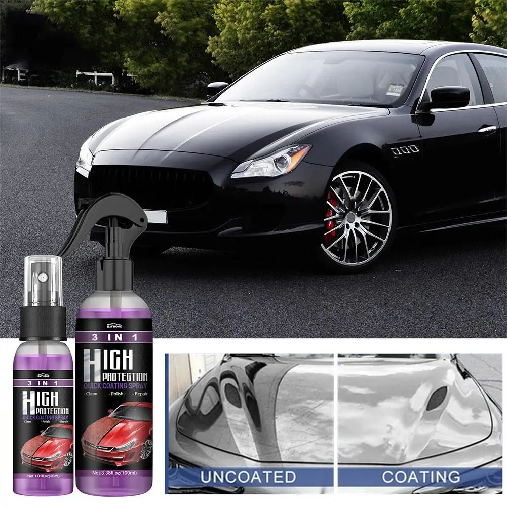 High Protection Ceramic Car Wash Fortify 3 In 1 Quick Coat Polish