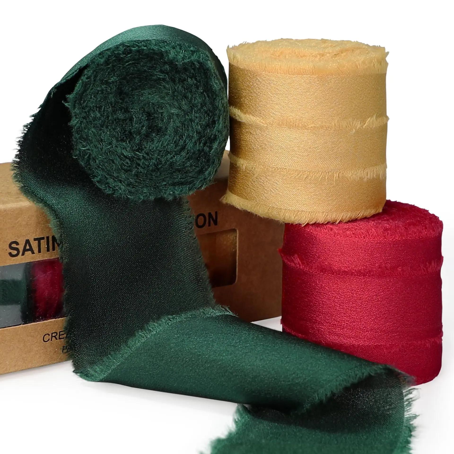 Frayed Edge Satin Ribbon 3