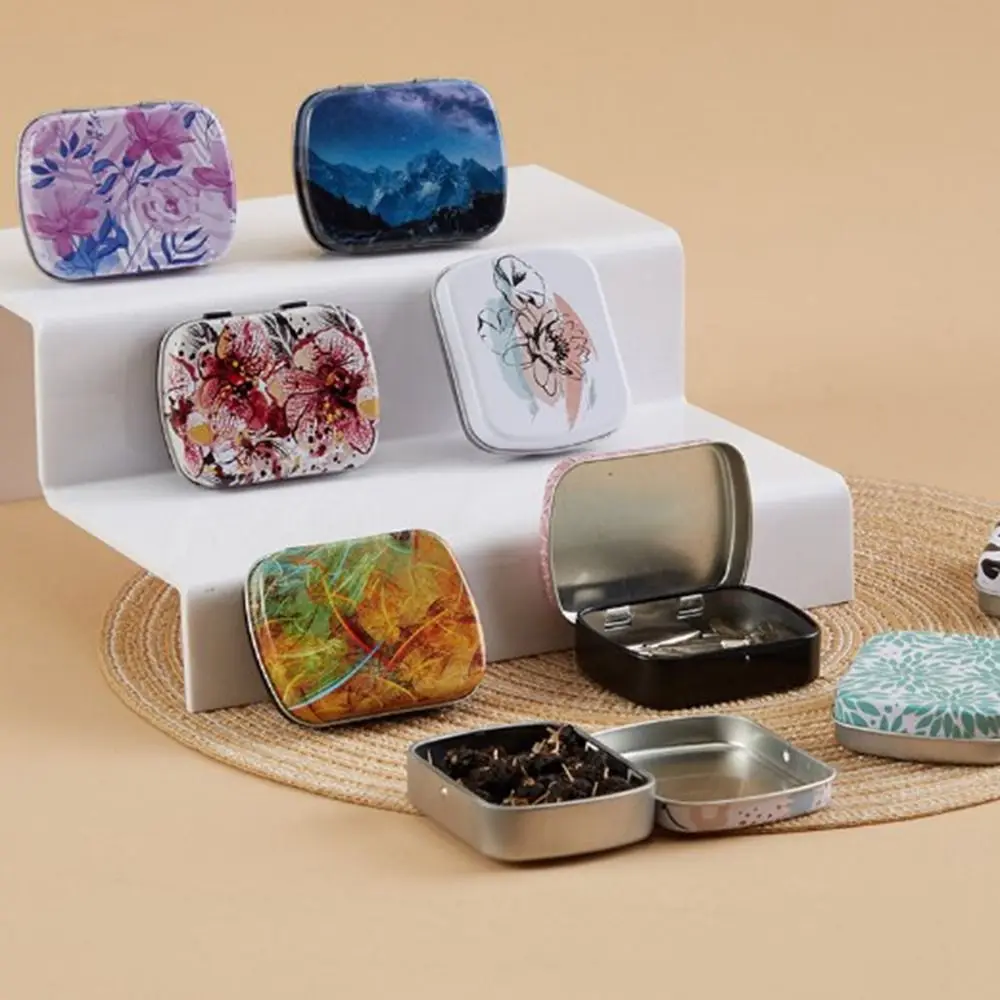 Waterproof Mini Iron Box Reusable Candy Packing Storage Container
