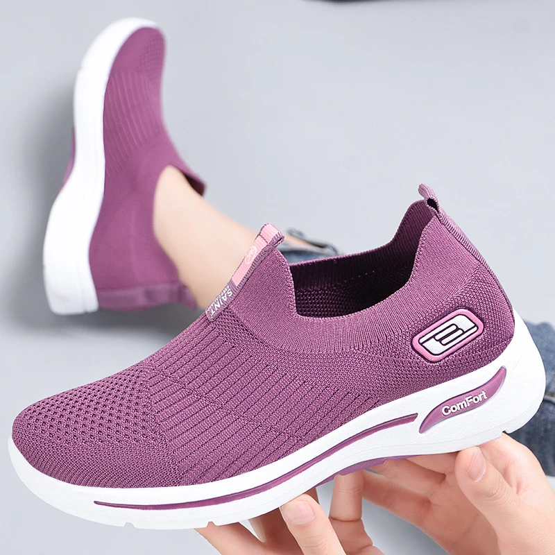 Dhr maagpijn zebra Mesh Vrouwen Wandelschoenen Stretch Stof Sneakers Vrouw Casual Vulcaniseer  Schoenen Vrouwelijke Slip Op Mand Sokken Schoenen Dame Zomer Schoen|Sneakers  voor vrouwen| - AliExpress