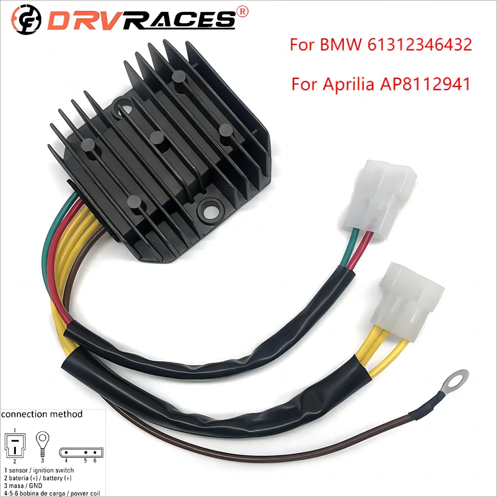 Raddrizzatore Motore Regolatore Di Tensione Caricabatterie Per Aprilia Pegaso Moto 650 Leonardo St 250 300 Bmw F650 F650Gs/St F800 Ap8112941