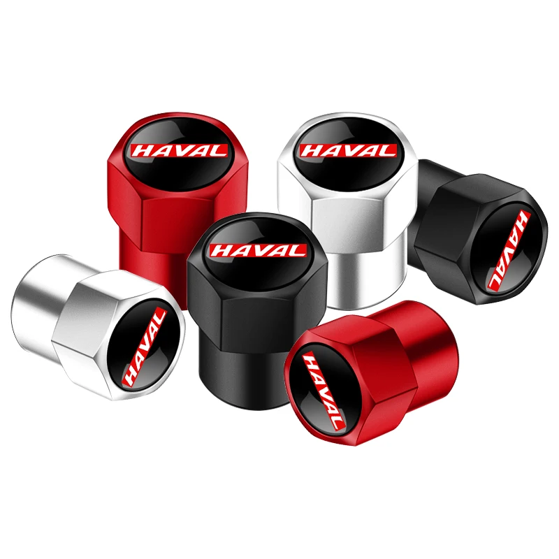 4pcs aluminum Car Tire Wheel Valve Stem Caps For Haval Jolion H6 H9 F7X