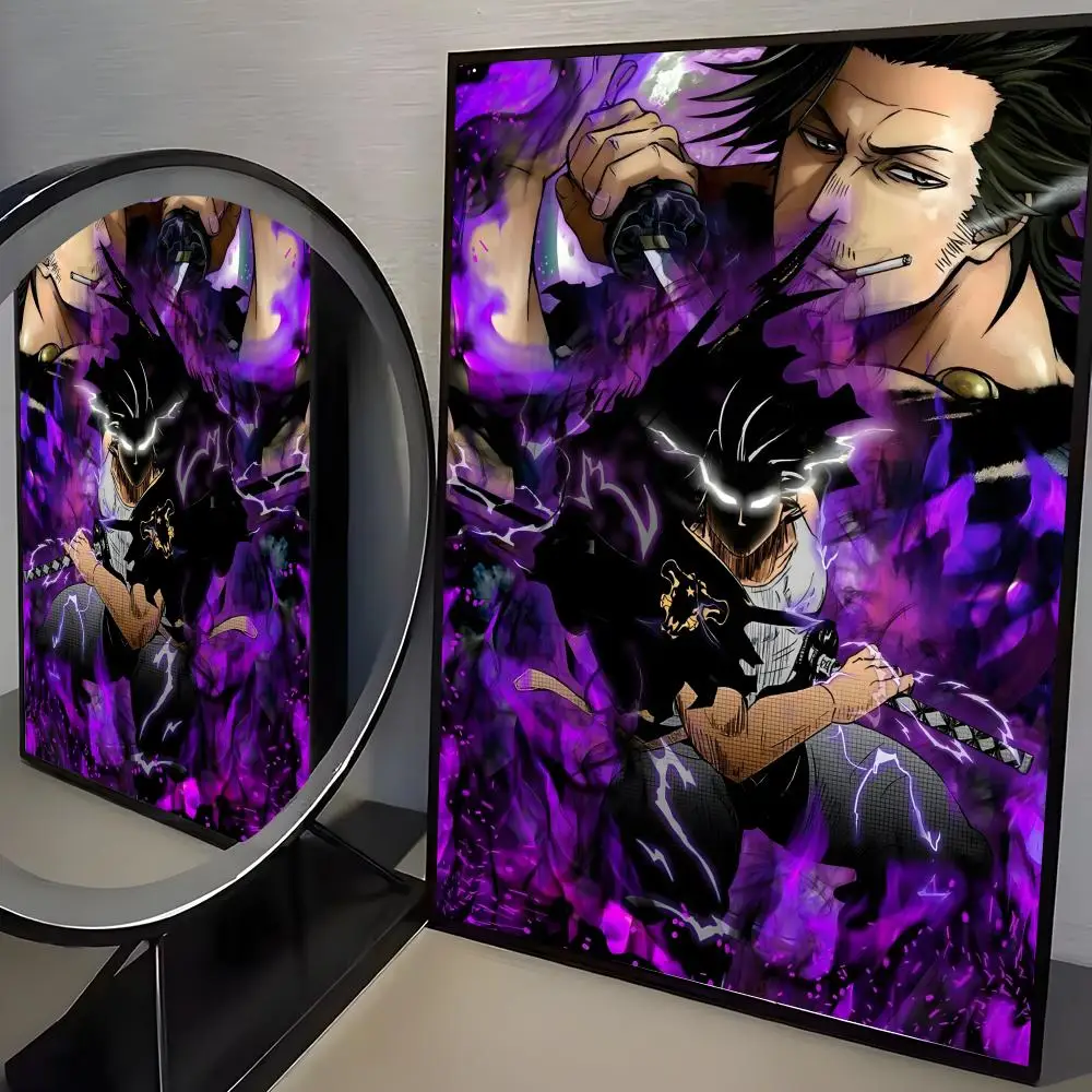 Waterproof HD Anime Art Poster - Self-Adhesive Fade-Resistant Wall Decor