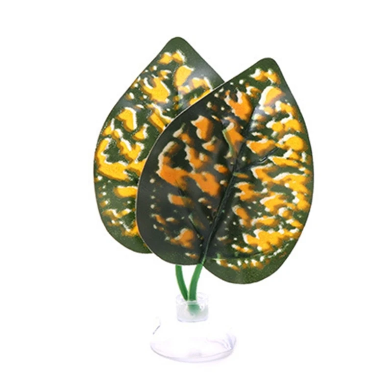 Fishtanks Decorations for Betta Fish Resting Bed Leaf Hammock Spawning Pad for Bettas Simulation Habitats AquaticPlant