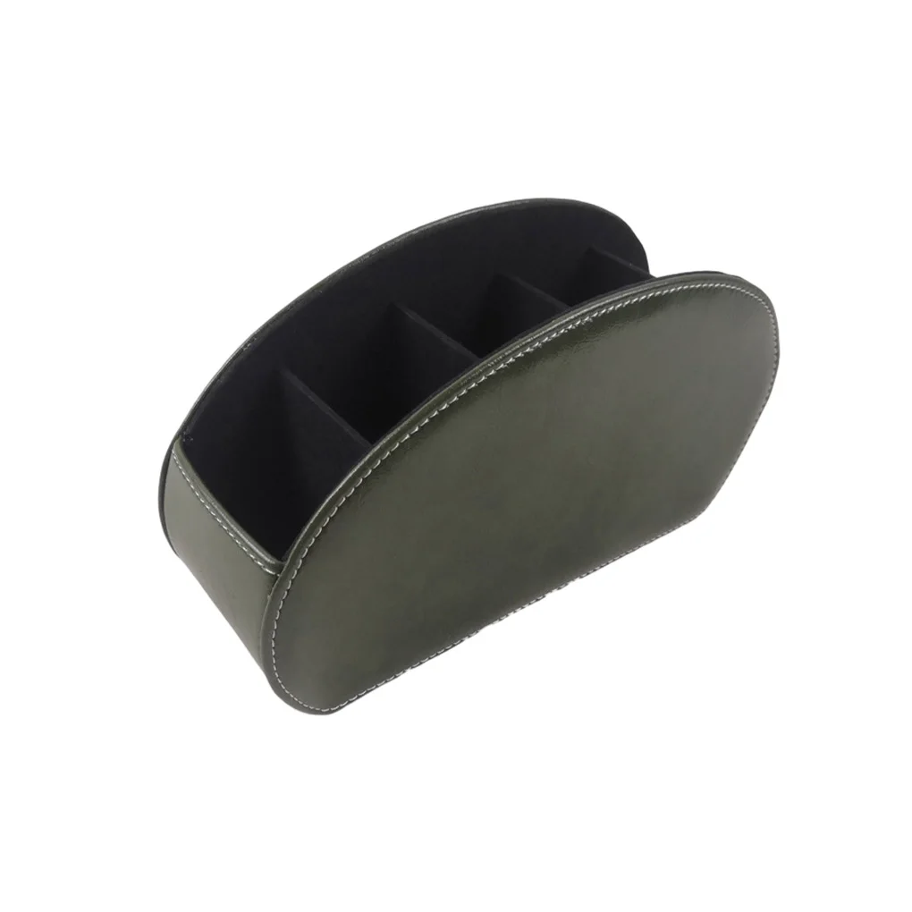 

Durable Multipurpose Organizer - Remote Storage Pen And Makeup Brush Holder High Quality Leather highly Functional