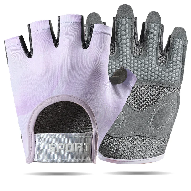 AOLIKES Breathable Fingerless Workout Gloves for Men and Women - Ideal for Cycling, Gym, Weight Lifting, and Fitness Training