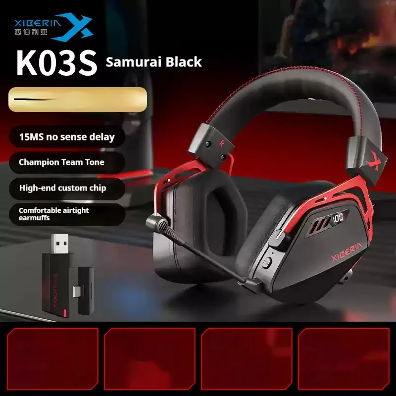 XIBERIA K03S Gaming Headphones Wireless Four Mode Connection Ai