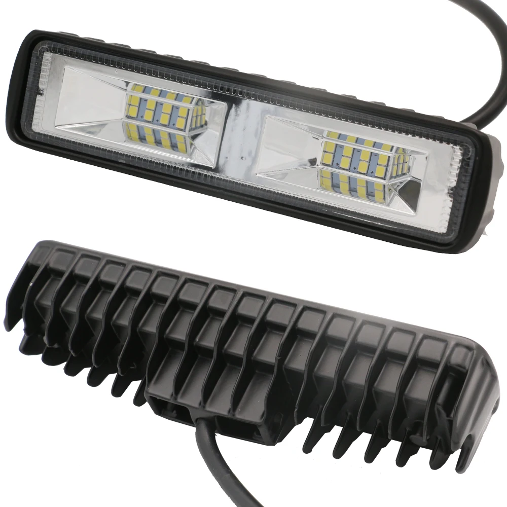 Faros LED de 12-24V para coche, motocicleta, camión, Tractor, remolque, luz de trabajo todoterreno, foco de luz LED de 36W