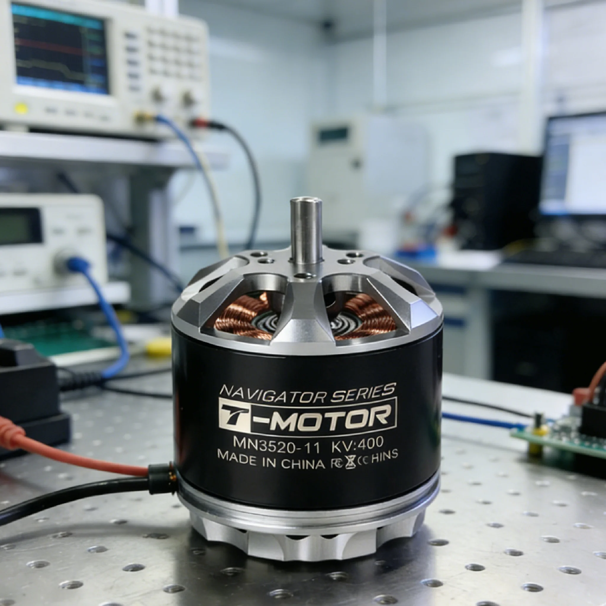 T-MOTOR MN3520 KV400 Brushless Motor 4-8S LiPo 1140W Max Power 38A Max Current High Quality for RC Drone Multicopter UAV thumbnail 5