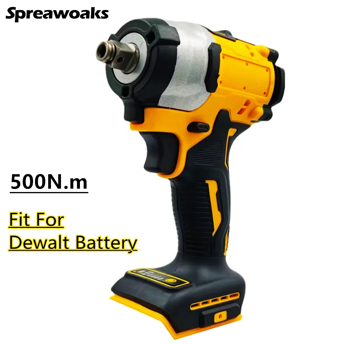 480/500/1200N.m Brushless Impact Wrench Electric Cordless Driver Car Repair 1/2 inch Power Tools For Dewalt 18V 20V Battery 3