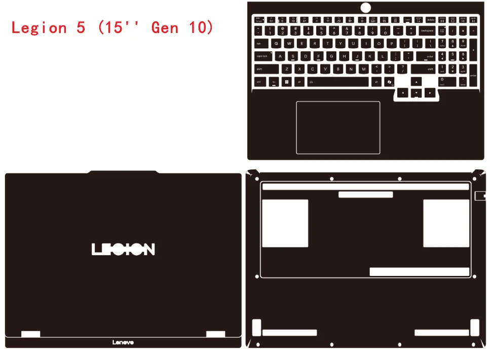 프리컷 필름 15IAX10 액세서리 쉘 2025년형 Legion 5 5i Gen10 노트북 스킨 스티커 15인치 Legion 5 15APH10 15AKP10 15IRX10용