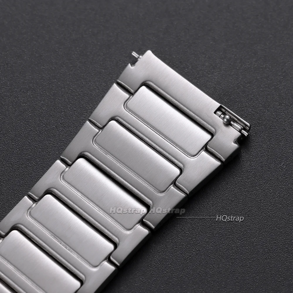 Sleek Quick Release Stainless Steel Smart Watchband Replacement Strap