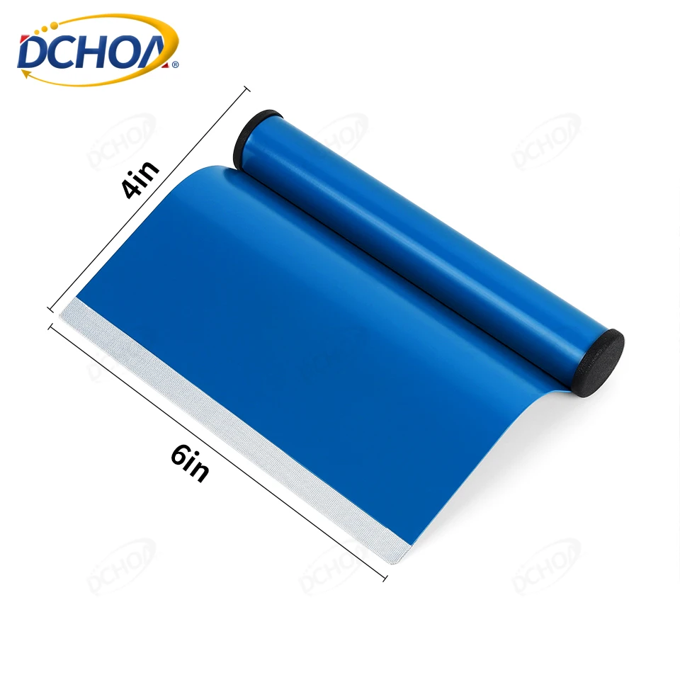 Car Wrapping Tools Vinyl Squeegee Window Tinting Squeegee Automotive Film Tools Scraper Tool Kit Window Tint Squeegee Car Tint Tools Window Gap Tinting Tool Stainless Steel Tool Window Film Edge Tucking Squeegee Detailing Accessory