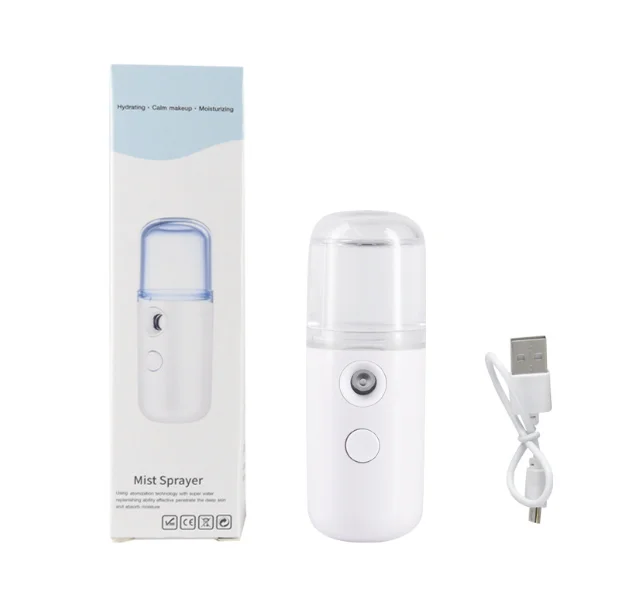 1PC Air Humidifier Black USB Interface 30Ml Spray Water Replenishing Instrument