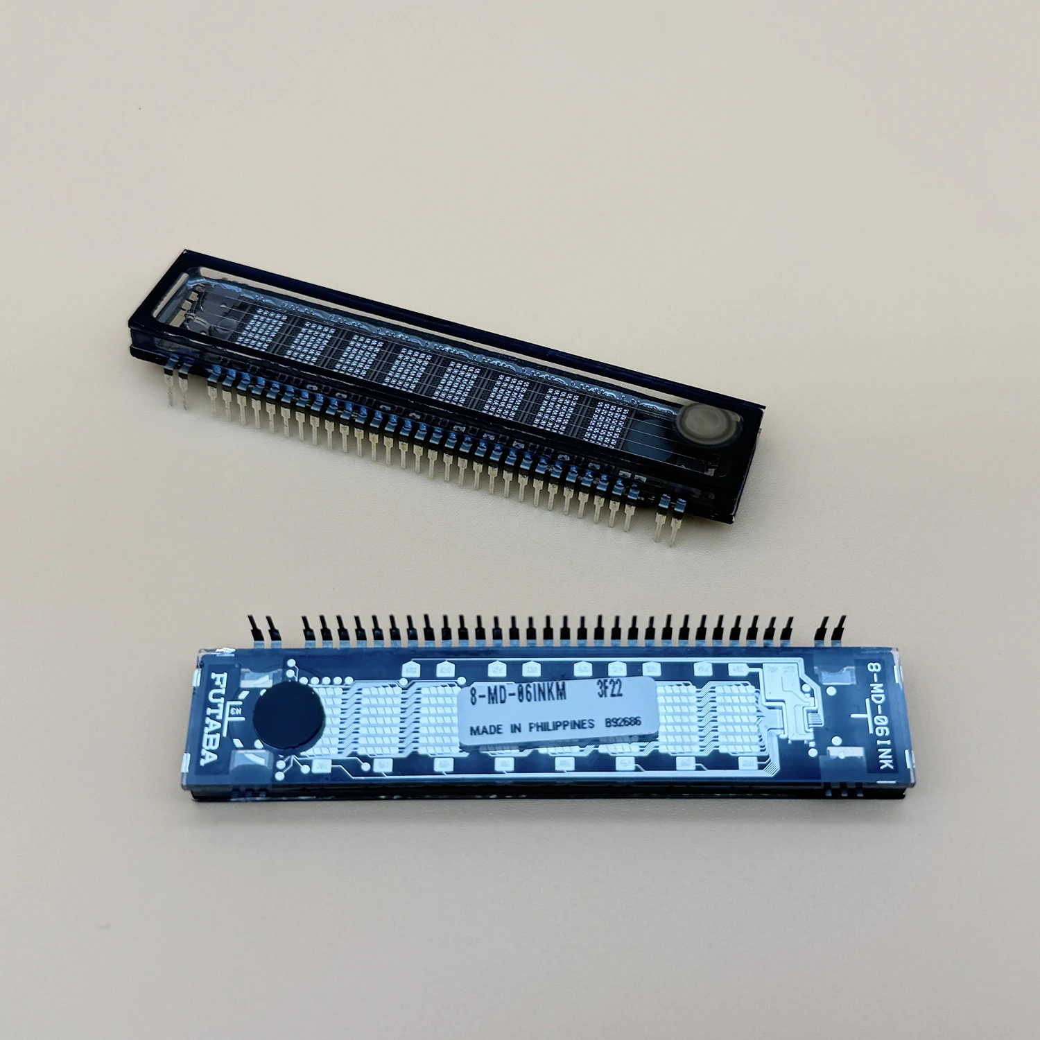 8 Bit 16-Bit Dot Matrix Board VFD Module Screen Graphical Lattice for Arduino C51 STM32 Microcontroller VFD Fluorescent Display 5