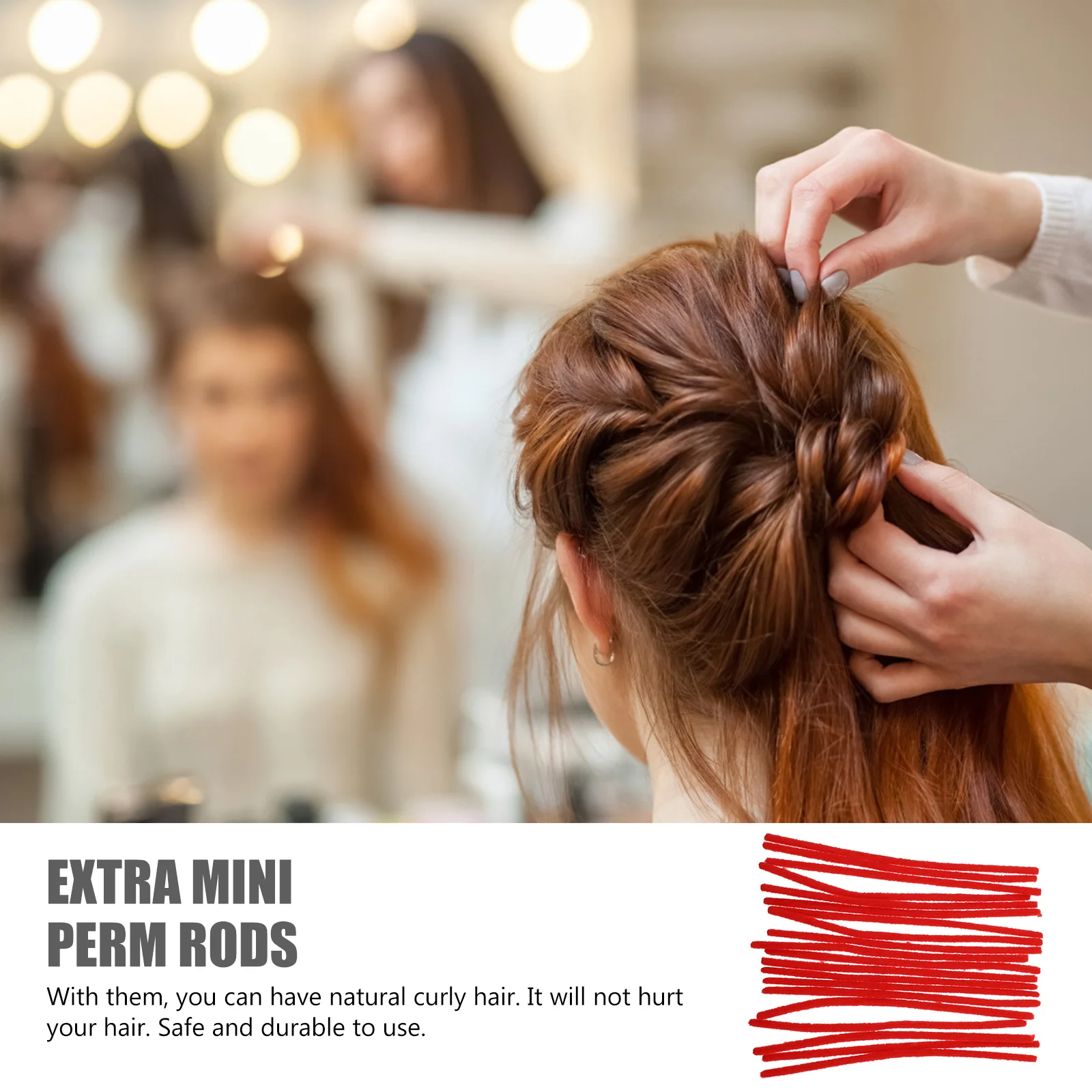 80pcs Flexible Hair Rods Heatless Spiral Hair Perm Rod Small Curlers Rods Hairdressing Styling Rollers Curler Hairstyle