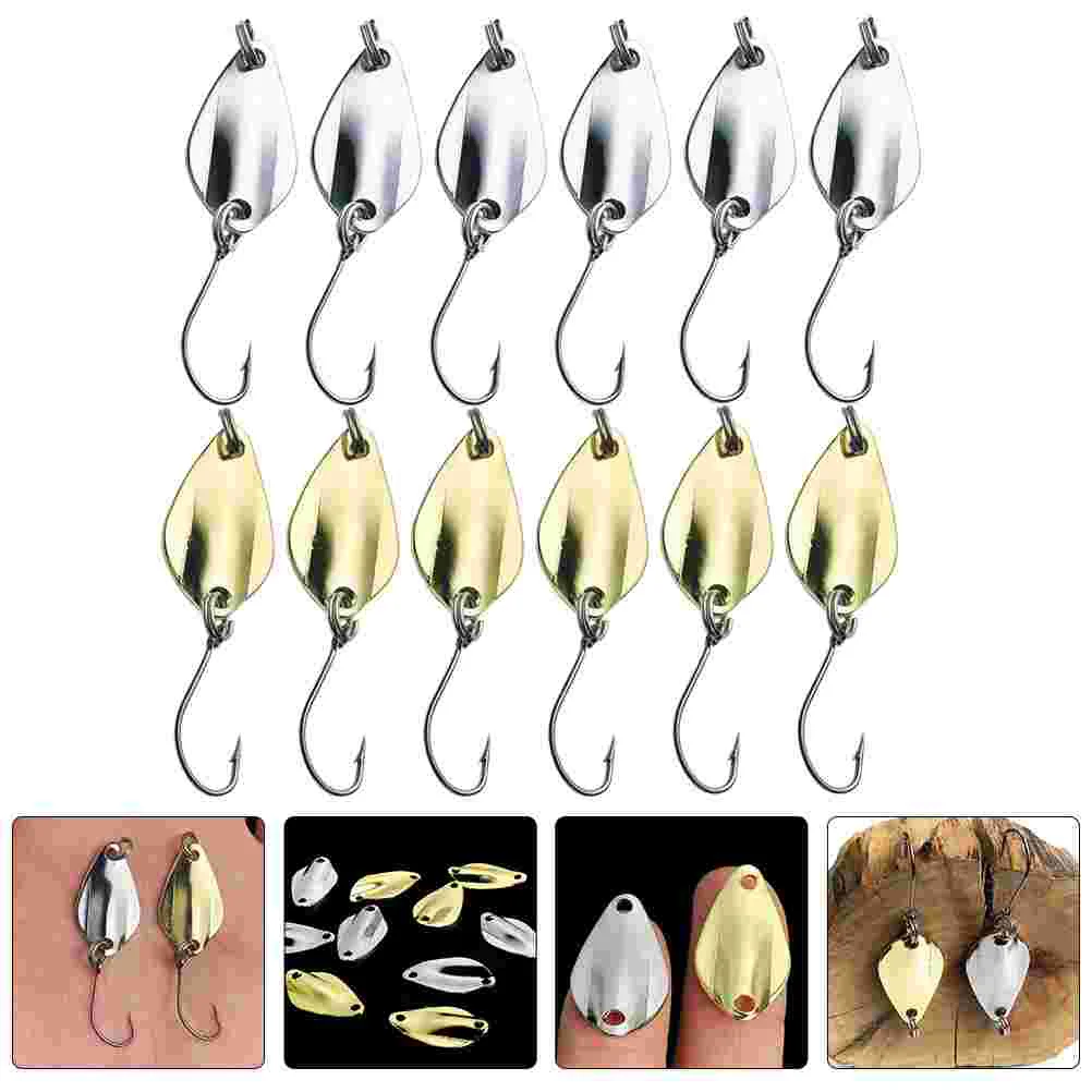 

16Pcs Practical Bait Hooks Convenient Fake Baits Outdoor Fish Hooks Fresh Water Sinking Hooks