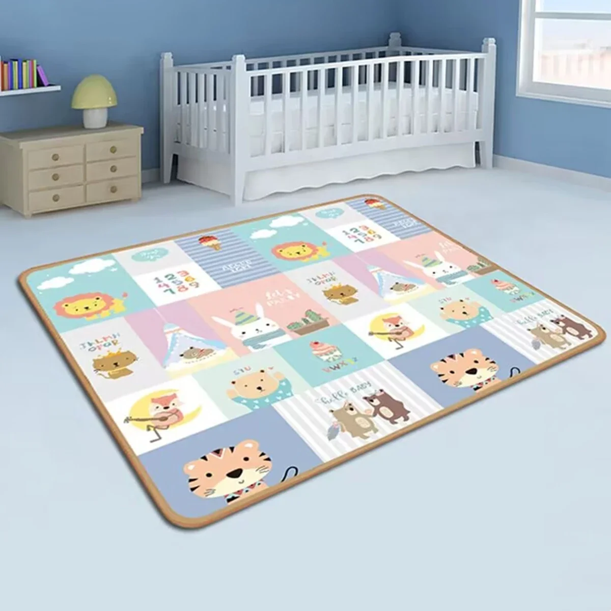 5 Size Options 11 Styles To Choose Baby Crawling Play Mats Thicken 1cm/0.5cm Carpet Play Mat for Children's Safety Rug Toy Gifts
