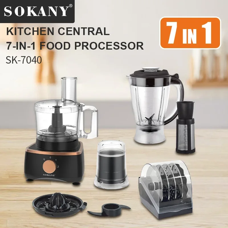 factory directly supply mixer grinder blender fruit blender with high quality Blender and Food Processor Combo with 3 Settings for Smoothies, Shakes, and Food Chopping, Mixer Blender/Chopper/Grinder