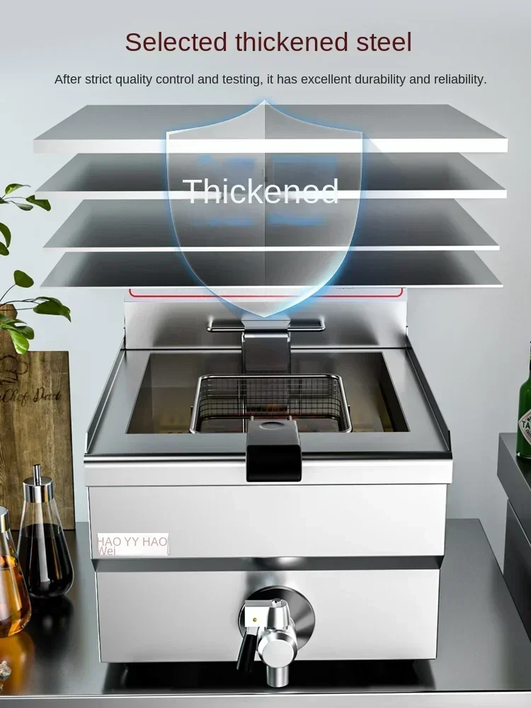 220V fryer Commercial electric fryer Large capacity electric fryer deep-fried dough sticks AM